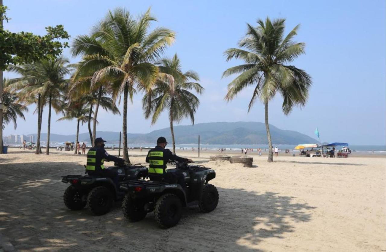 Quadra Praia 70 M Do Mar 桑托斯 外观 照片
